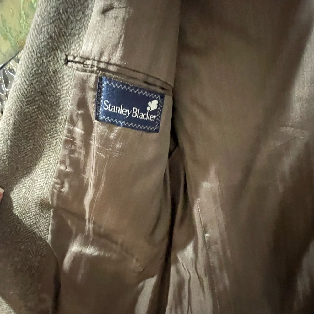 Stanley Blacker 100% Wool Jacket. Euc Eclectic Gr… - image 3